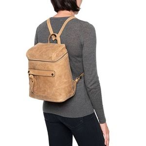 FRYE Melissa Zip Backpack - Beige